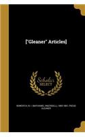 [Gleaner Articles]