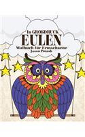 Eulen Malbuch für Erwachsene ( In Grobdruck)