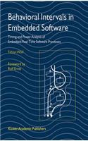 Behavioral Intervals in Embedded Software