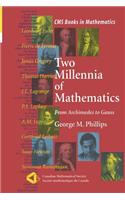 Two Millennia of Mathematics