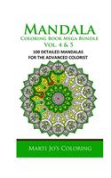 Mandala Coloring Book Mega Bundle Vol. 4 & 5: 100 Detailed Mandala Patterns
