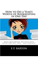 How to Do a Year's Worth of Bookkeeping in One Day