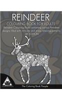 Reindeer Colouring Book for Adults