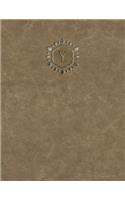 Monogram "Y" Grid Sketchbook: (25 Monogram Raw 150 Grid-Sketch)