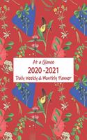 At a Glance 2020-2021 Daily Weekly & Monthly Planner