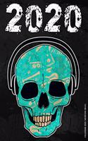 Calendar 2020 Musician Skull