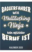 Kalender 2020: Baggerfahrer A5 Kalender Planer für ein erfolgreiches Jahr - 110 Seiten