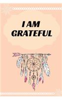 I am Grateful: Journal - Pink Diary, Planner, Gratitude, Writing, Travel, Goal, Bullet Notebook - 6x9 120 pages