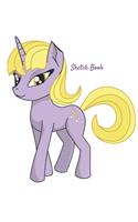 Sketch Book: Cute Unicorn Sketchbook - Drawing and Creative Doodling For Girls