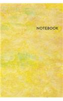 Notebook: Blank Lined Blush Notes Journal 6x9 Inches 100 Pages Yellow Cover notebook