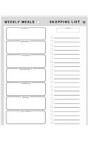 Weekly Meals Shopping List