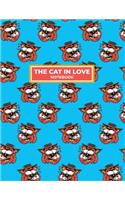 The Cat in Love Notebook: Lined, Soft Cover, Letter Size (8.5x11) Ruled Notebook & Journal for students, Kids & Teens. For school and college, writing and notes.