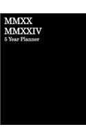 MMXX MMXXIV 5 Year Planner