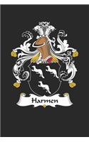 Harmen: Harmen Coat of Arms and Family Crest Notebook Journal (6 x 9 - 100 pages)