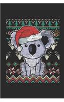 Ugly Christmas Sweater - Koala: Dotted Bullet Journal (6 X 9 -120 Pages) - Ugly Christmas Gift and Holiday Planner For Women, Men, Teens And Kids