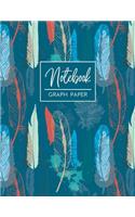Feather Graph Paper Notebook