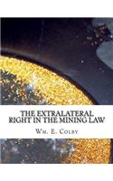 Extralateral Right in the Mining Law