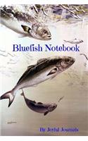 Bluefish Notebook: 6 X 9 Small Lined Notebook (Journal Notebook/Journal Diary/Journal Planner) with 120 Pages of College-Ruled Paper for Various Writing Purposes and a Great Gift for a Fisherman