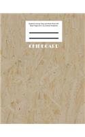 Chipboard Notebook Journal, Diary and Sketch Book with Blank Pages (8.5 x 11) (Texture Notebook)