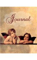 Journal: Raffaello Putti Cherubs Lined Paper