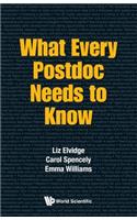 What Every Postdoc Needs To Know: (English)