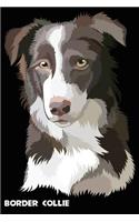 Border Collie Notebook: Blank Lined Journal, Softcover (6x9 Inches) with 120 Pages
