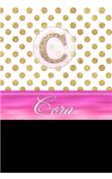 Cora: Personalized Lined Journal Diary Notebook 150 Pages, 6 X 9 (15.24 X 22.86 CM), Durable Soft Cover