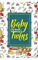Baby Log Book for Twins: Baby Feed Tracker, Baby Meal Tracker, Baby Tracker Log, Twin Baby Tracker, Cute Rome Cover, 6 x 9(1 Baby Logbook for Twins)