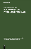 Planungs- Und Prognosemodelle