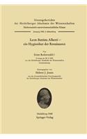 Leon Battista Alberti -- Ein Hygieniker Der Renaissance