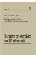 Beiträge Zur Theorie Der Differentialinvarianten