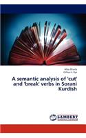 semantic analysis of 'cut' and 'break' verbs in Sorani Kurdish