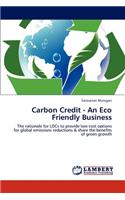 Carbon Credit - An Eco Friendly Business