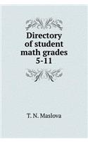 Directory of student math grades 5-11