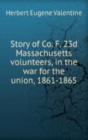 Story of Co. F, 23d Massachusetts volunteers, in the war for the union, 1861-1865