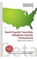 South Fayette Township, Allegheny County, Pennsylvania: (English)