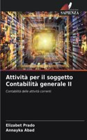 Attività per il soggetto Contabilità generale II