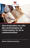 évaluation du rôle des technologies de l'information et de la communication