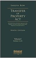 Transfer of Property Act - with Model Forms of Sale Deed, Agreement to Sell, Mortgage, Lease Deed, Gift Deed, Partition Deed, Assignment of Actionable Claim etc. (Set of 2 Volumes)