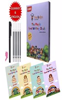 The Magic Hand Writing Book COMBO | Gujarati English | 4 Book Set | 1 Pen Set