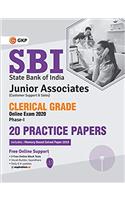 Sbi 2020 Clerical Grade Ph I Junior Associates 20 Practice Sets