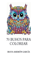 70 buhos para colorear