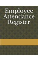 Employee Attendance Register