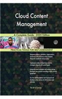 Cloud Content Management A Complete Guide - 2020 Edition