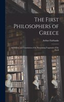 First Philosophers of Greece