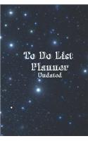 To Do List Planner Undated