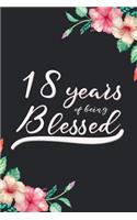 Blessed 18th Birthday Journal