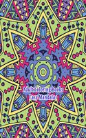 Adult Coloring Books Easy Mandalas