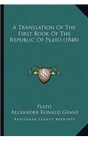 Translation Of The First Book Of The Republic Of Plato (1848)
