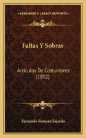 Faltas Y Sobras